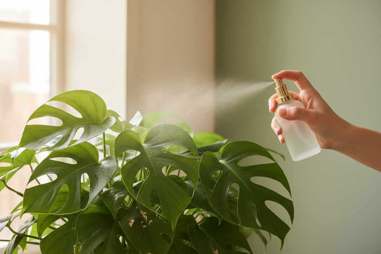 Planta interior con spray elegante