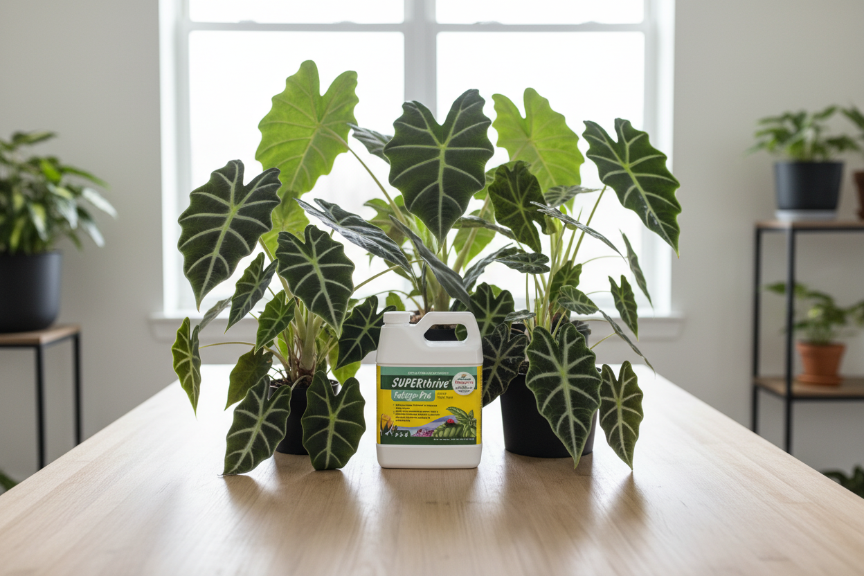 SUPERthrive Foliage-Pro con alocasias