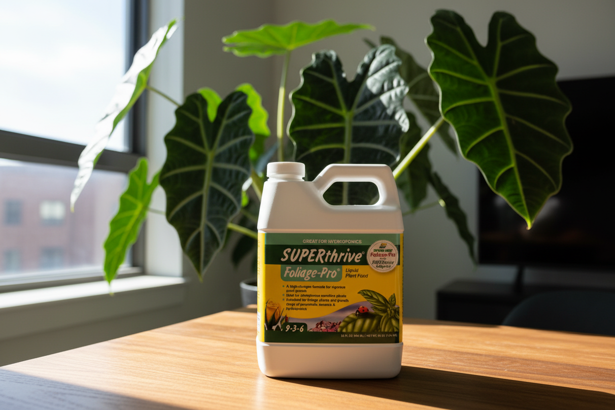 SUPERthrive Foliage-Pro con alocasias