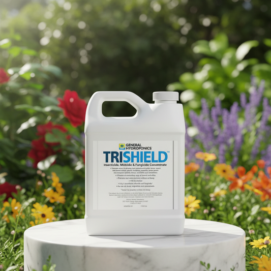 TriShield en jardín - Pedestal